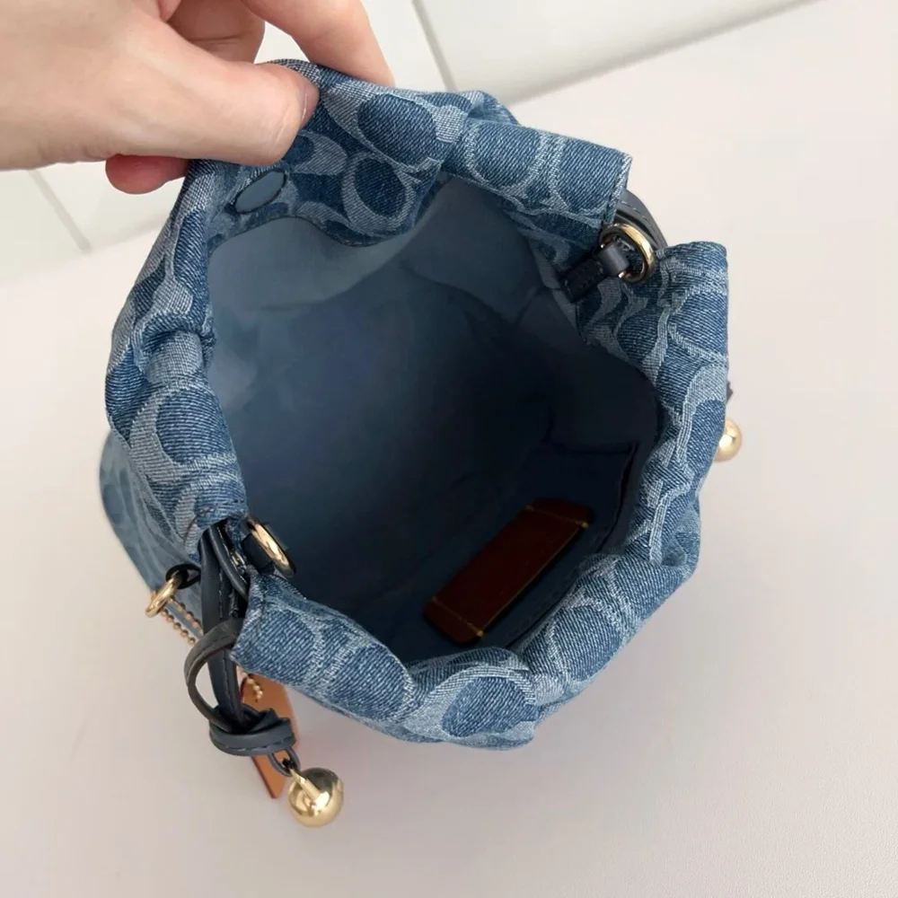 Coach mini drawstring
